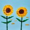 Sunflowers - Building Toy for Kids, Girls & Boys Ages 8+ - Artificial Sunflowers for Home Decor & Display - Stocking Stuffer and Gift Idea for Christmas - 40524